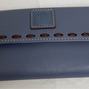 Dooney & Bourke Florentine Clutch - Steel Blue New with Tag